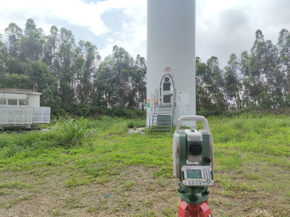 风机沉降观测及塔筒垂直度观测